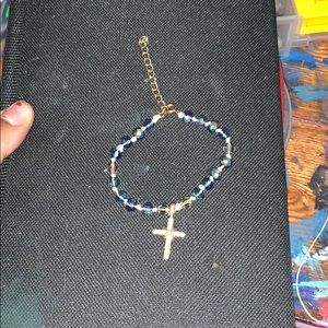 swarovski crystal beaded not cords bracelet
